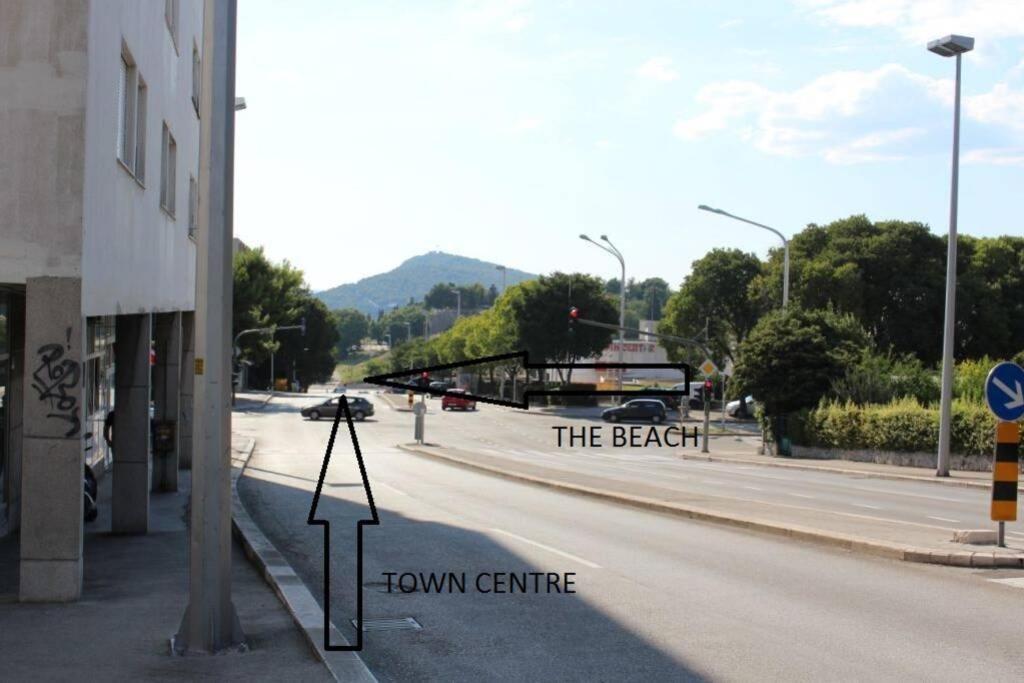 Old City/Beach 13 Minutes Away, Parking, For 4 Split Extérieur photo